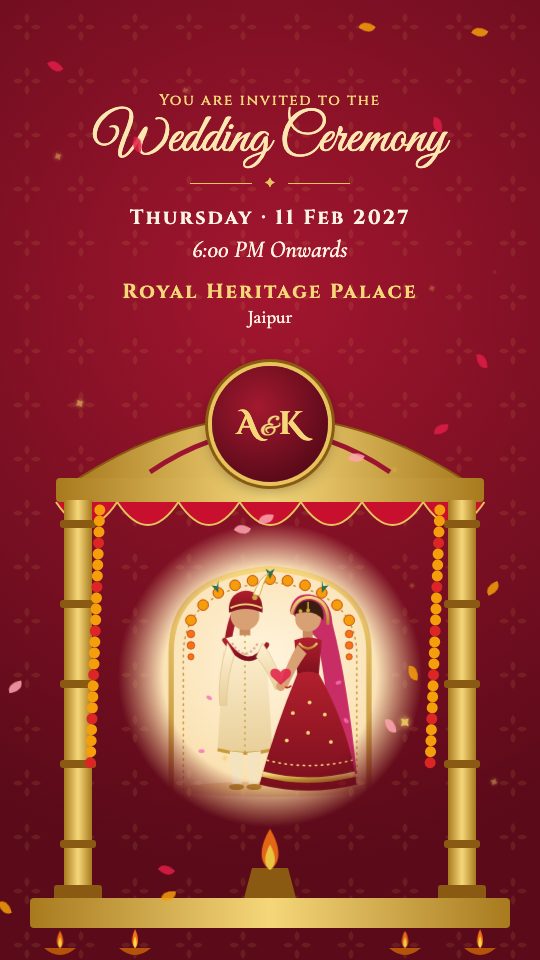 Ananya and Kabir video invite: Wedding ceremony